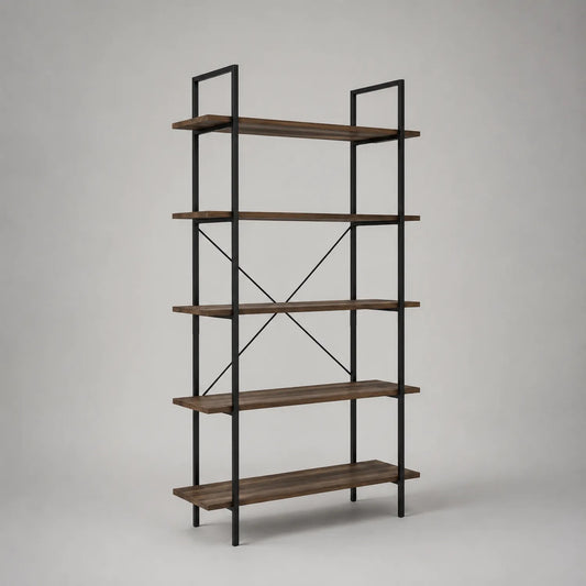 Holz- und Metallregal 180cm