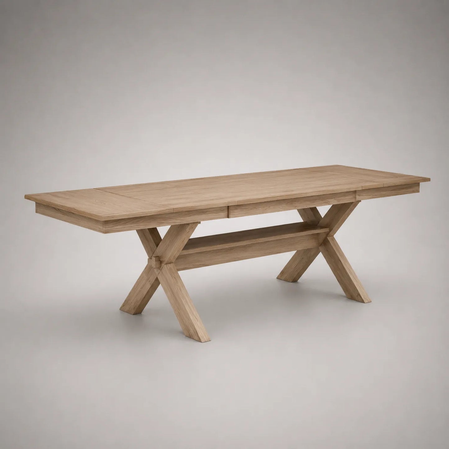 Esstisch Eiche Massivholz Hellbraun 200x100x75cm