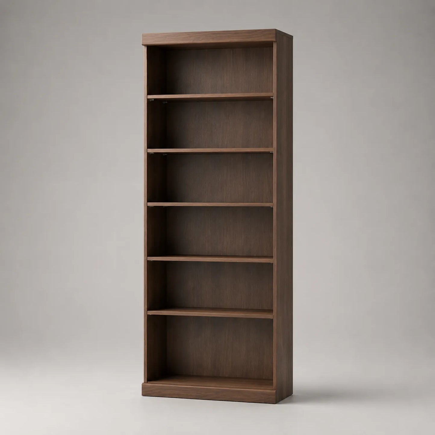 Holz Bücherregal mit 5 Regalböden 200 cm Höhe