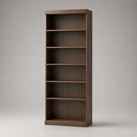 Holz Bücherregal mit 5 Regalböden 200 cm Höhe